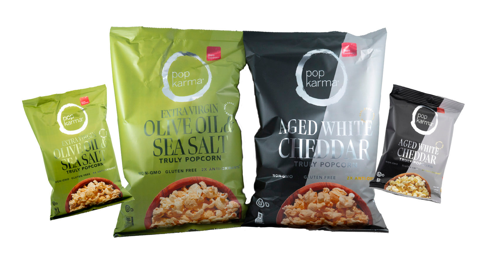 Pop Karma Popcorn Product Lineup